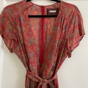 Reformation Delicate Floral Dress